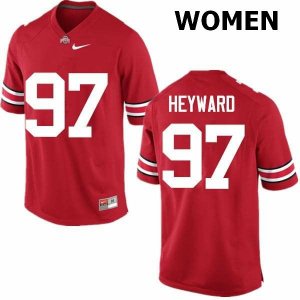 Women's Ohio State Buckeyes #97 Cameron Heyward Red Nike NCAA College Football Jersey Check Out SLZ1144PG